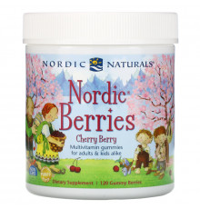 Nordic Naturals, Nordic Berries, Cherry Berry, 120 Gummy Berries