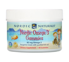 Nordic Naturals Жевательные конфеты Nordic Омега-3 со вкусом мандарина 60 шт.