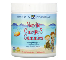 Nordic Naturals Северные омега-3 желейные конфеты мандарин 120 шт