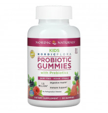 Nordic Naturals, Probiotic Gummies, Kids, Merry Berry Punch, 60 Gummies