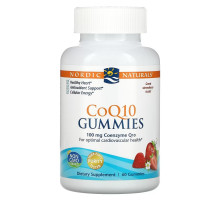Nordic Naturals, CoQ10 Gummies, Strawberry, 100 mg, 60 Gummies