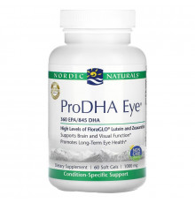Nordic Naturals, ProDHA Eye, 500 mg, 60 Soft Gels