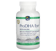Nordic Naturals, ProDHA Для Глаз, 1000 мг, 120 Капсул