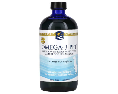 Nordic Naturals Омега-3 для питомцев 16 жидких унций (473 мл) Nordic Naturals Омега-3 для питомцев 16 жидких унций (473 мл)