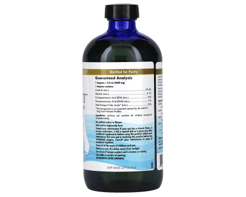 Nordic Naturals Омега-3 для питомцев 16 жидких унций (473 мл) Nordic Naturals Омега-3 для питомцев 16 жидких унций (473 мл)