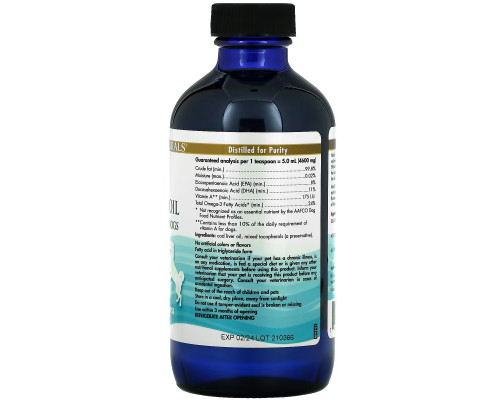 Nordic Naturals Рыбий жир для собак 8 жидких унций (237 мл) Nordic Naturals Рыбий жир для собак 8 жидких унций (237 мл)