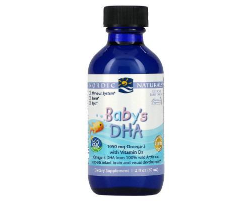 Nordic Naturals Nordic Naturals ДГК для детей с витамином D3 2 жидких унций (60 мл) Nordic Naturals Nordic Naturals ДГК для детей с витамином D3 2 жидких унций (60 мл)