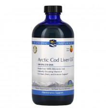 Nordic Naturals, Arctic Cod Liver Oil, Orange Flavor, 16 fl oz (473 ml)