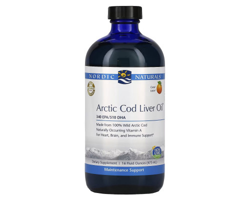 Nordic Naturals, Arctic Cod Liver Oil, Orange Flavor, 16 fl oz (473 ml) Nordic Naturals, Arctic Cod Liver Oil, Orange Flavor, 16 fl oz (473 ml)