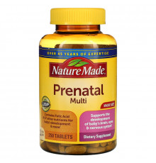Nature Made, Multi Prenatal, 250 таблеток