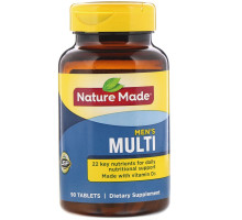 Nature Made, Multi for him, без железа, 90 таблеток