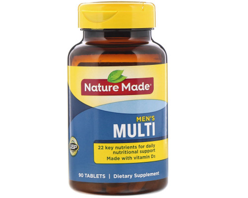 Nature Made, Multi for him, без железа, 90 таблеток Nature Made, Multi for him, без железа, 90 таблеток