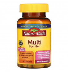 Nature Made, Multi for Her с железом и кальцием, 90 таблеток