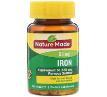 Nature Made, Iron, 65 mg, 180 Tablets