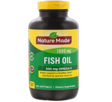 Nature Made, Fish Oil, 1,000 mg, 250 Softgels