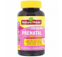 Nature Made, Prenatal Multi + DHA(ДГК), 90 капсул