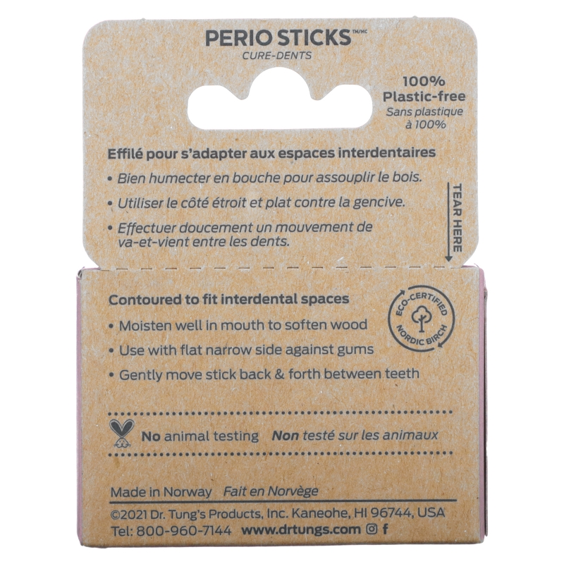 Dr. Tung's, Perio Sticks, X-Thin, 100 Sticks