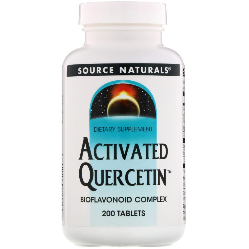 Source Naturals, Активированный кверцетин, 200 таблеток