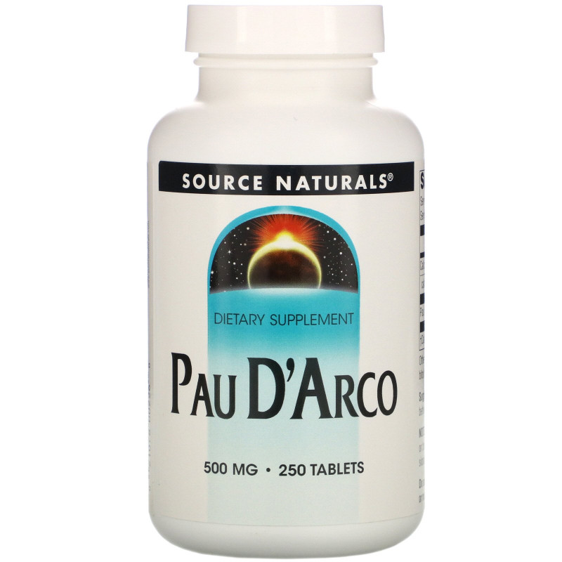 Source Naturals, По д'Арко, 500 мг 250 таблеток
