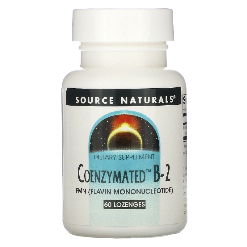 Source Naturals, Coenzymated B-2, сублингвально, 60 таблеток