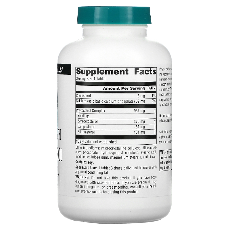Source Naturals, Mega Strength Beta Sitosterol, 375 мг, 120 таблеток