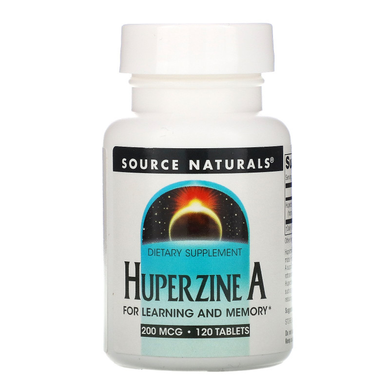 Source Naturals, Гиперзин, 200 мкг, 120 таблеток