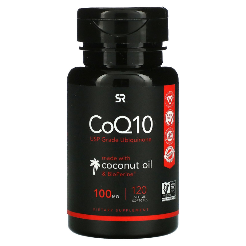 Sports Research, CoQ10, 100 mg, 120 Veggie Softgels