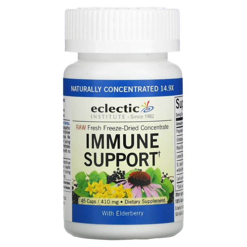 Eclectic Institute, Immune Support, 410 mg, 45 Caps
