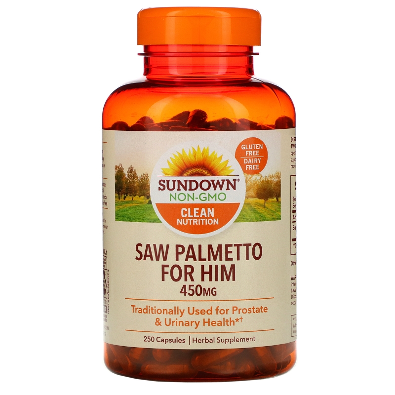 Sundown Naturals, Whole Herb, серенойя, 450 мг, 250 капсул