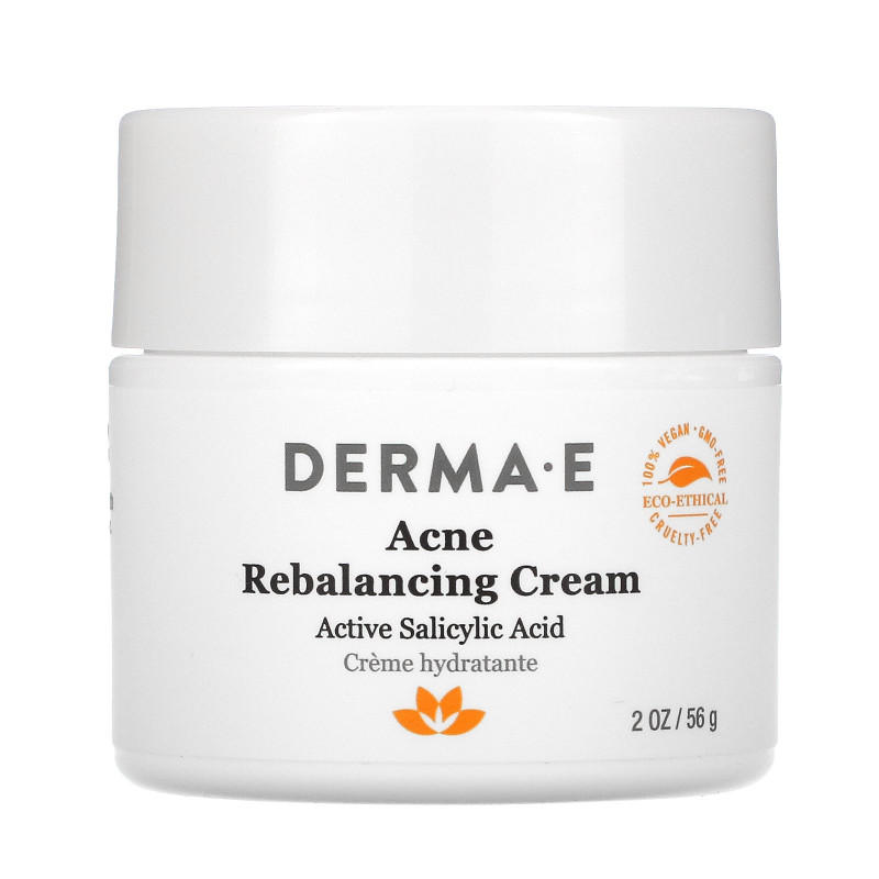 Derma E, Увлажняющий крем Very Clear Moisturizing Cream, комплекс против дефектов кожи, 56 г (2 унции)