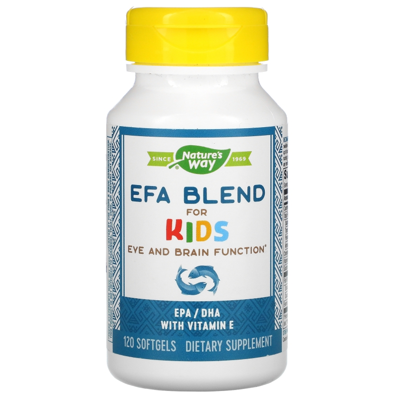 Nature's Way, Комплекс EFA для детей, 445 мг, 120 мягких капсул