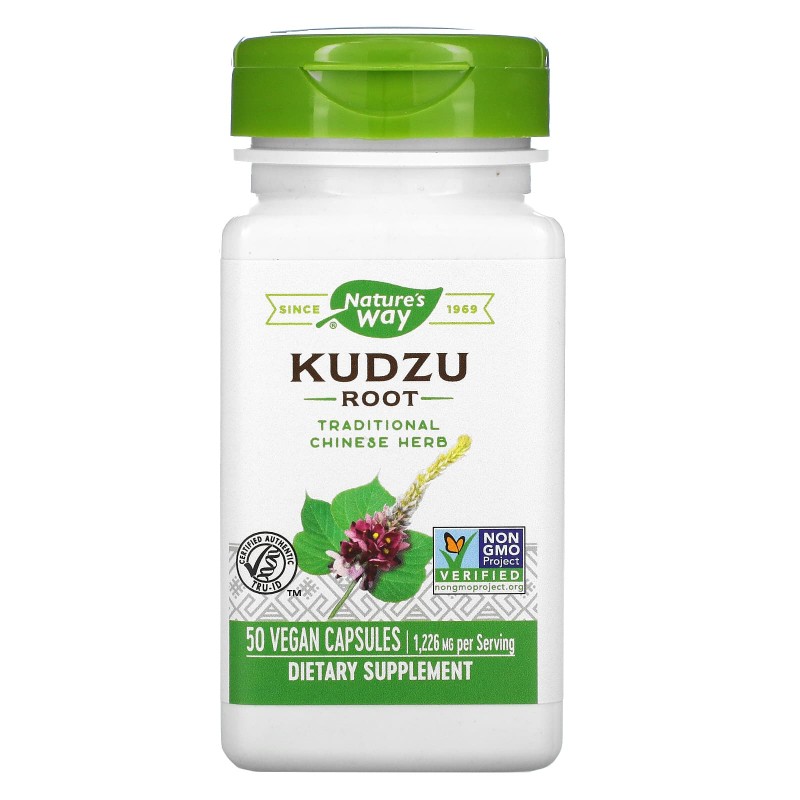 Nature's Way, Kudzu, Root, 613 mg, 50 Vegetarian Capsules