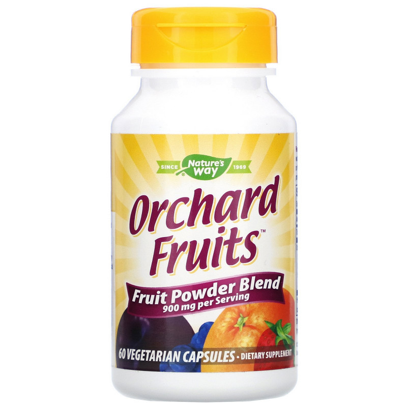 Nature's Way, Orchard Fruits, 12 Fruit Blend, 60 Vegetarian Capsules