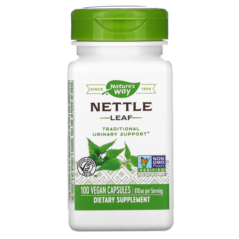 Nature's Way, Nettle Leaf,  435 мг, 100 капсул