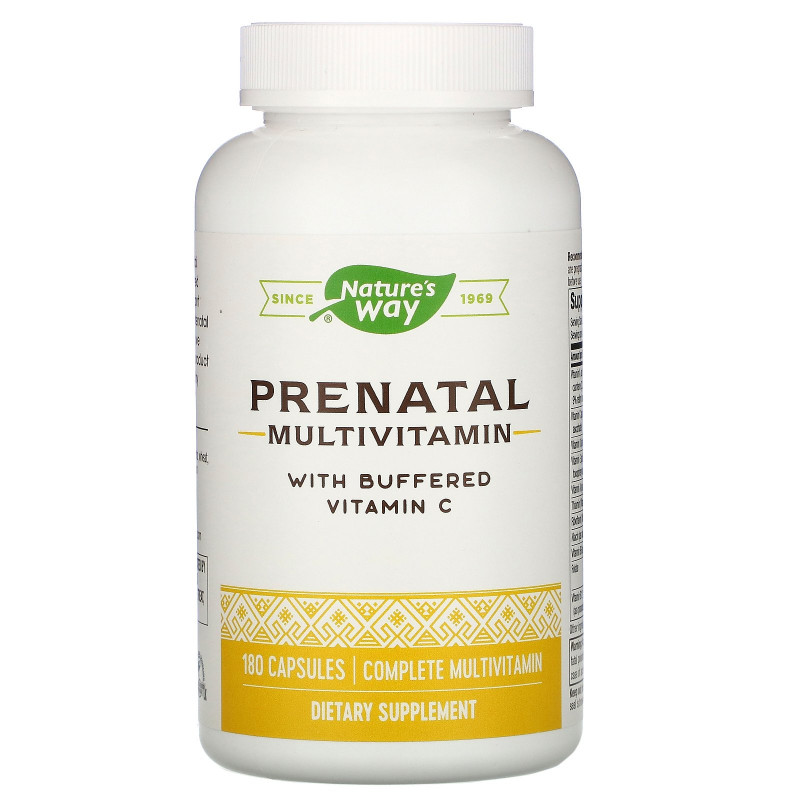 Nature's Way, Prenatal Multi-Vitamin and Multi-Mineral, 180 Capsules