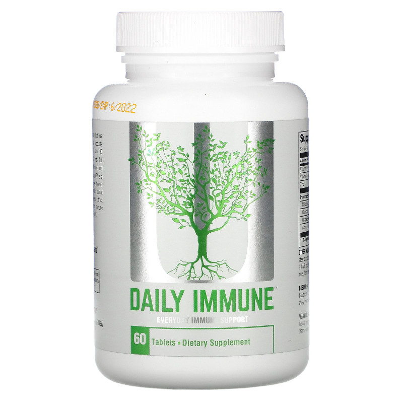 Universal Nutrition, Daily Immune, 60 Tablets