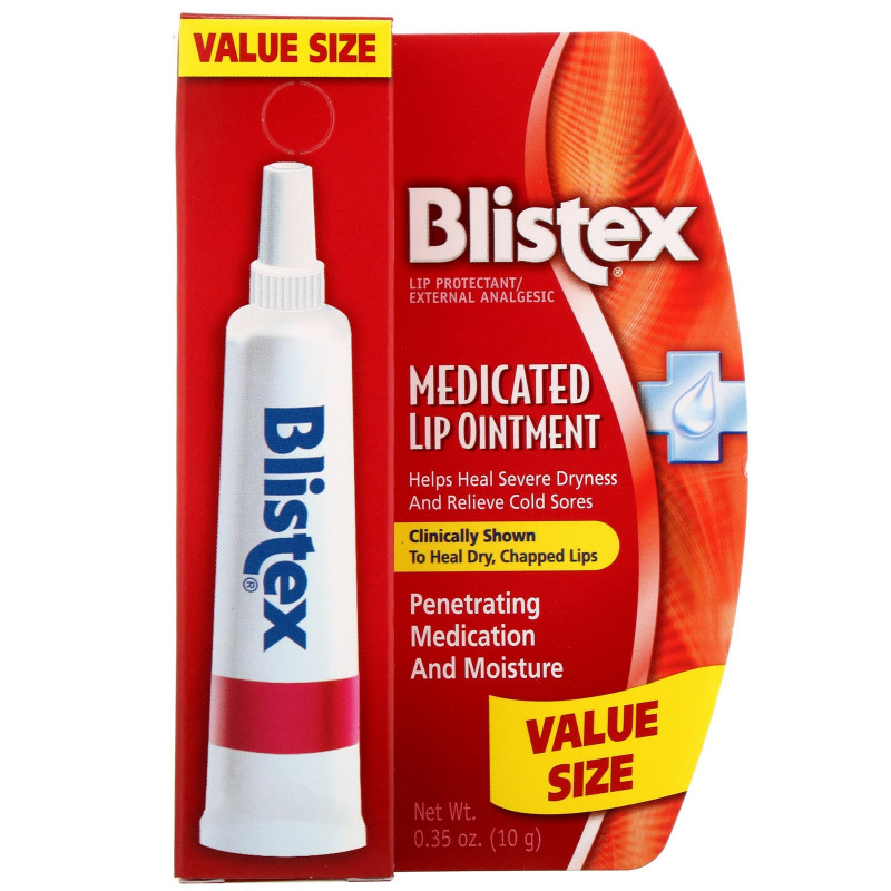 Blistex, Медицинская  мазь для губ, 0,35 унции (10 г)