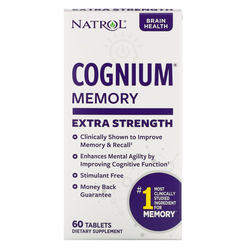 Natrol, Cognium, Сверхсила, 200 мг, 60 таблеток