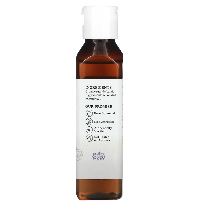 Aura Cacia, Organic Skin Care Oil, Coconut Oil, Fractionated, 4 fl oz (118 ml)