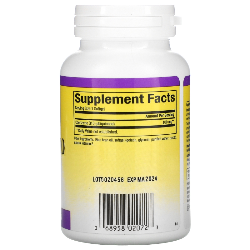 Natural Factors, Кофермент Q10, 100 мг, 120 мягких капсул