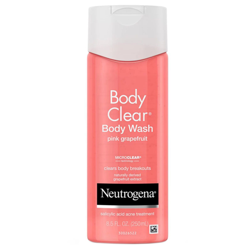 Neutrogena, Body Clear, Гель для душа, Розовый грейпфрут, 8,5 унции (250 мл)