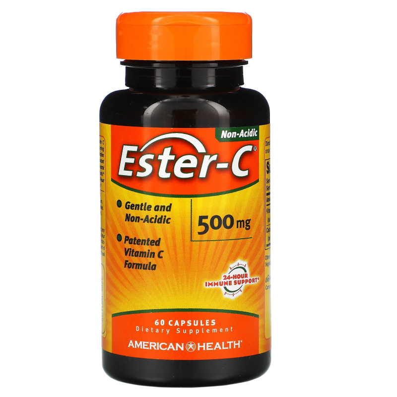 American Health, Ester-C, 500 мг, 60 капсул