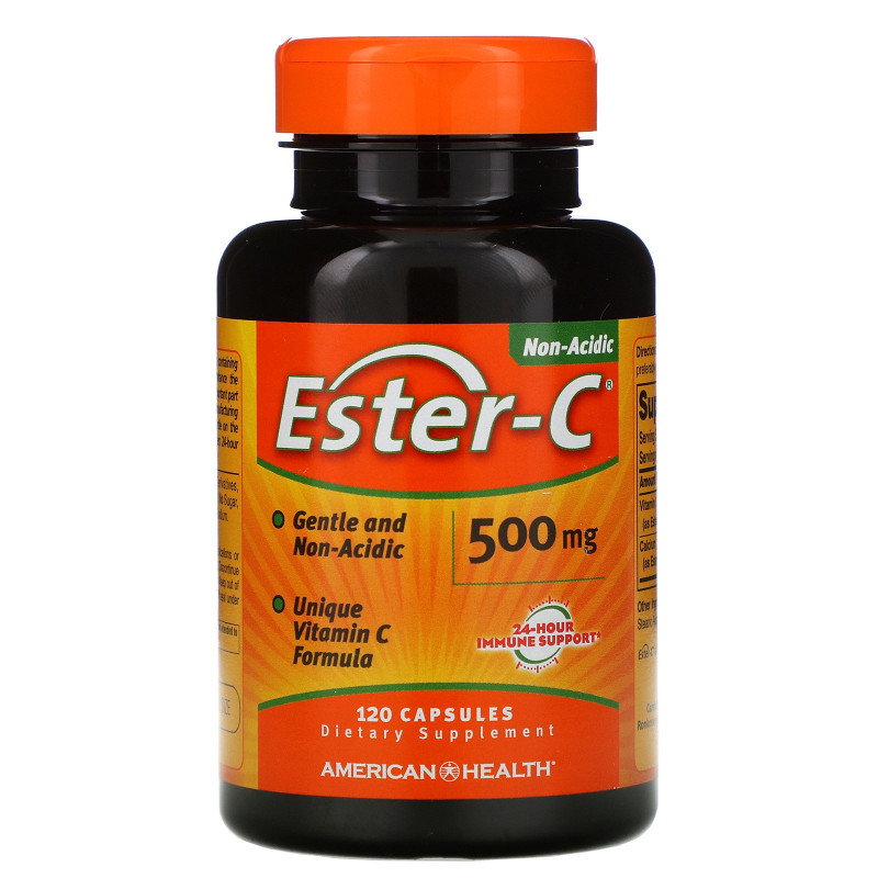American Health, Ester-C, 500 мг, 120 капсул
