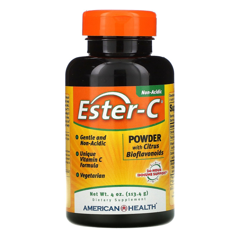 American Health, Эстер-С, порошок с цитрусовыми биофлавоноидами, 4 унции (113,4 г)