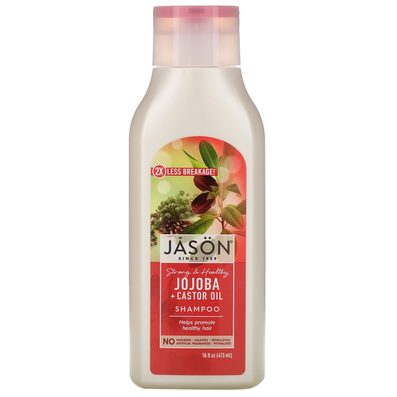 Jason Natural, Long & Strong Jojoba Shampoo, 16 fl oz (473 ml)