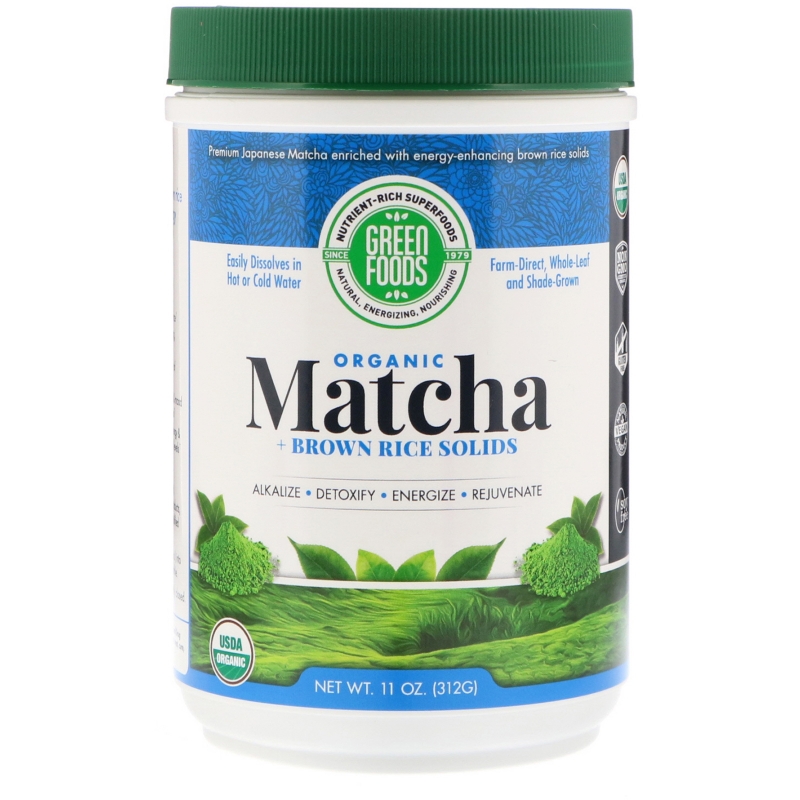 Green Foods Corporation, Ceremonial Grade Matcha Green Tea Energy Blend, 11 oz (312 g)