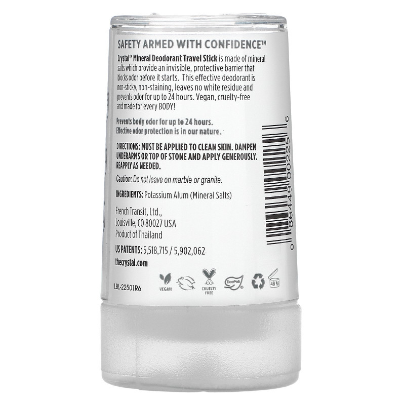 Crystal Body Deodorant, Минеральный дезодорант, без запаха, 1,5 унции (40 г)