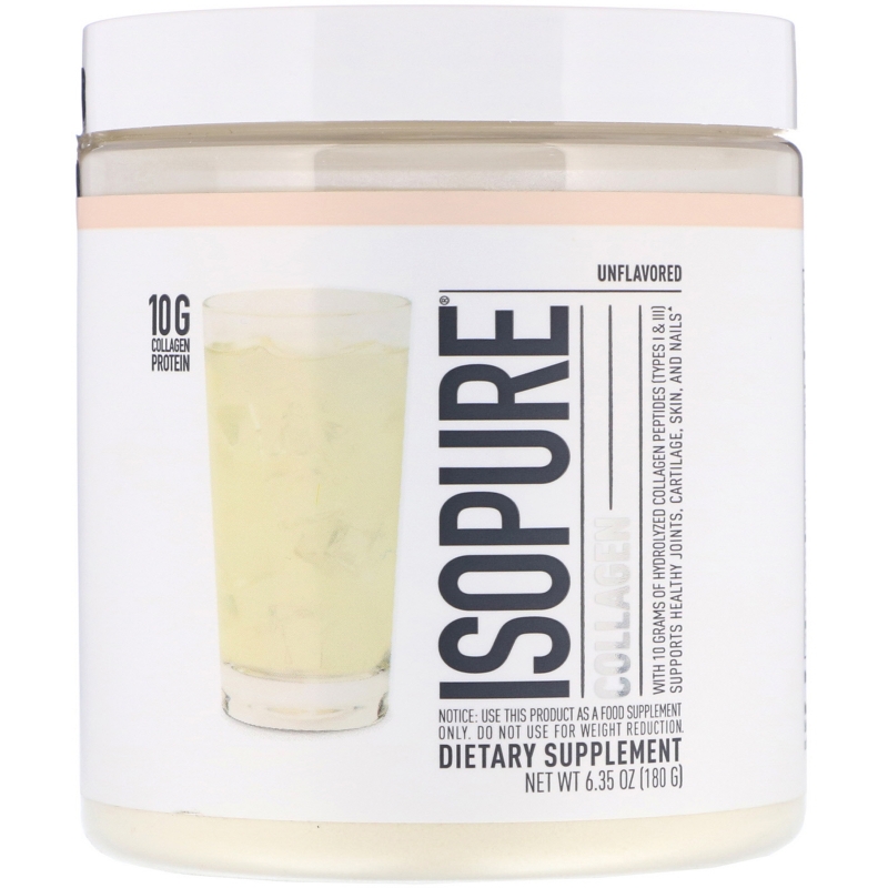 Nature's Best, IsoPure, Collagen, Unflavored, 6.35 oz (180 g)