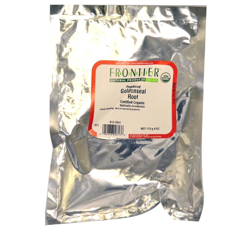 Frontier Natural Products, Органический молотый гидрастис, 4 унции (113 г)