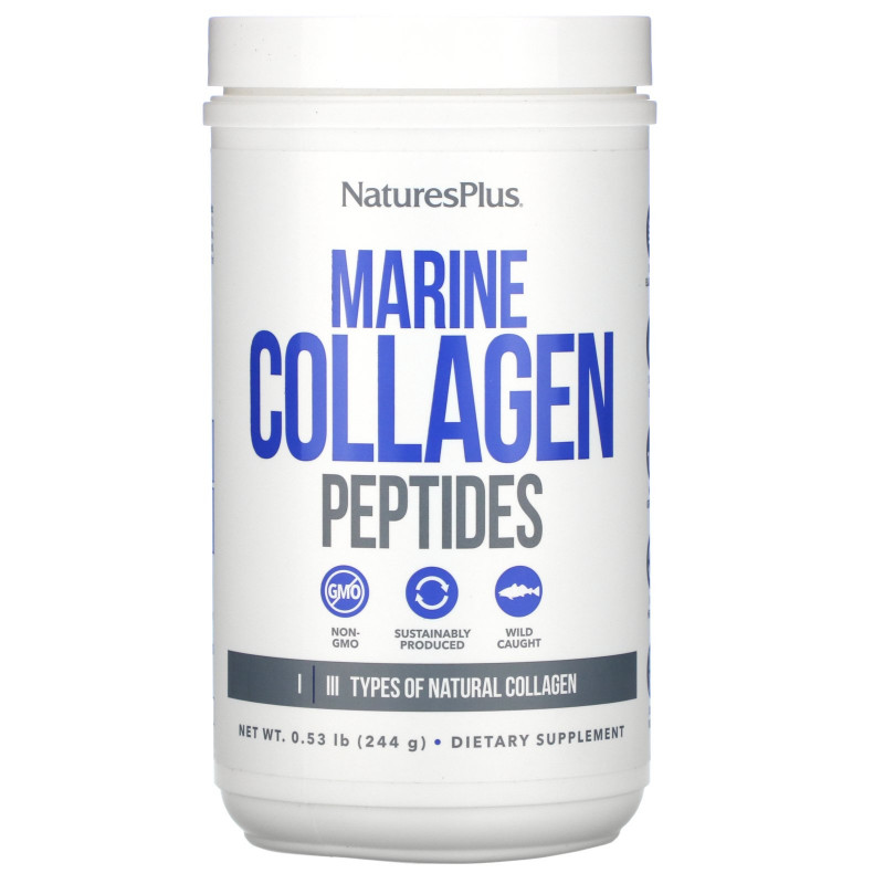 Nature's Plus, Marine Collagen Peptides, 0.53 lb. (244 g)